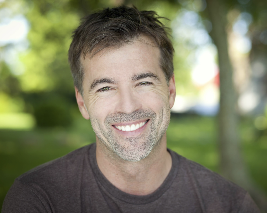 man smiling