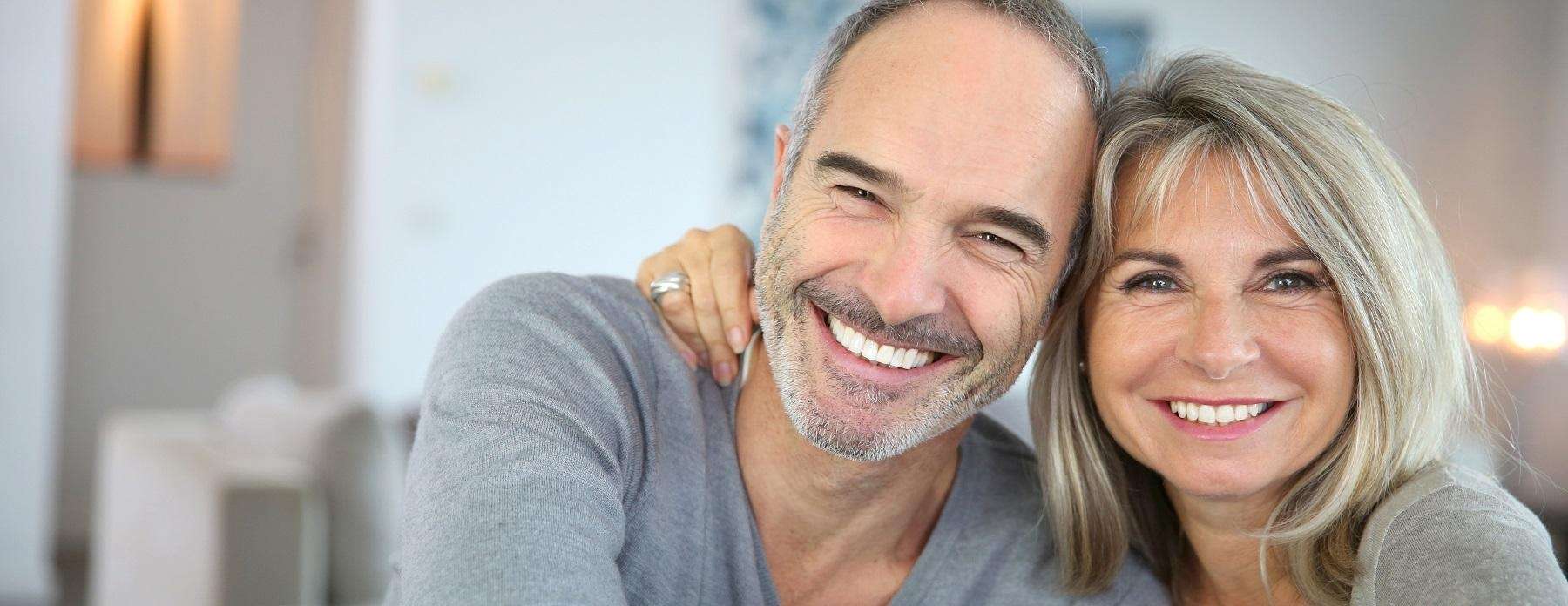 schaumburg man and woman smiling